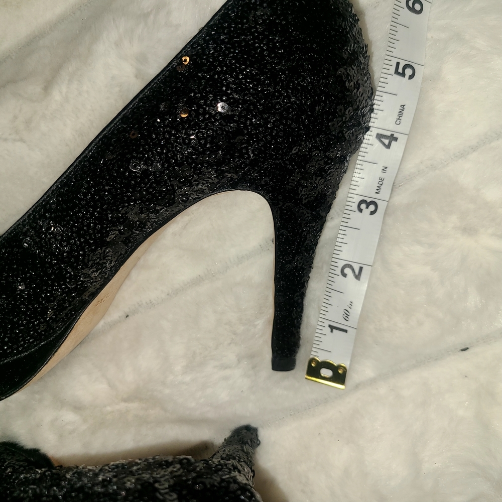 White House Black Market Black Stiletto Platform Heels - Picture 5 of 5